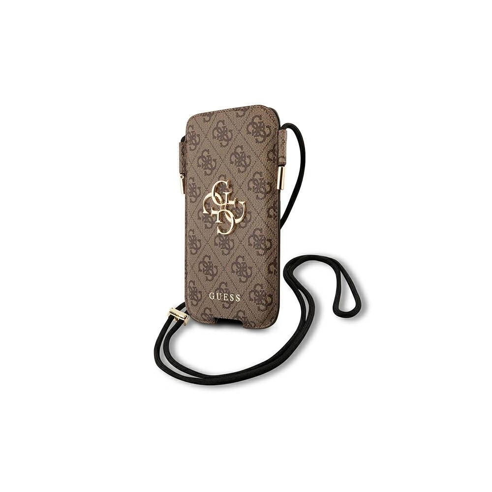 Torebka Guess GUHCP12L4GPSBR 6,7 cali brązowy/brown 4G Metal Logo