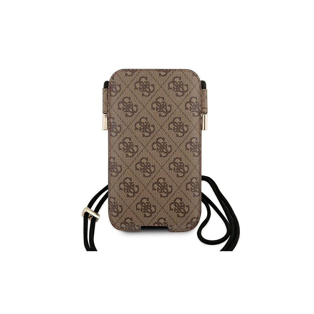 Torebka Guess GUHCP12L4GPSBR 6,7 cali brązowy/brown 4G Metal Logo
