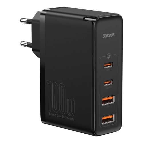 Kup Încărcătorul de rețea Baseus GaN2 Pro, 2x USB + 2x USB-C, 100W, EU (negru) - BSU2726BLK - {ean13} - Sklep Home Screen