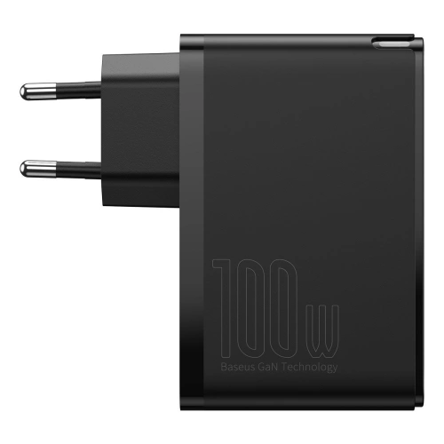 Kup Ładowarka sieciowa Baseus GaN2 Pro, 2x USB + 2x USB-C, 100W, EU (czarna) - BSU2726BLK - {ean13} - Sklep Home Screen
