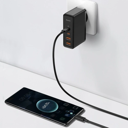 Kup Ładowarka sieciowa Baseus GaN2 Pro, 2x USB + 2x USB-C, 100W, EU (czarna) - BSU2726BLK - {ean13} - Sklep Home Screen