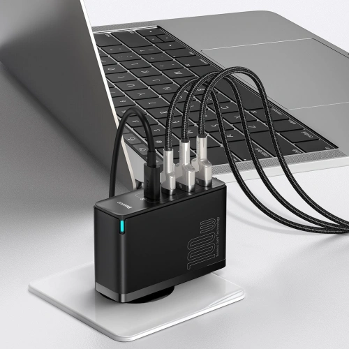Kup Ładowarka sieciowa Baseus GaN2 Pro, 2x USB + 2x USB-C, 100W, EU (czarna) - BSU2726BLK - {ean13} - Sklep Home Screen