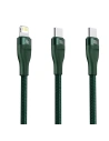 Kup USB-C kábel Baseus Flash Series 2w1 USB-C / Lightning, 100W, 1.2m (zöld) - BSU2727GRN - {ean13} - Sklep Home Screen