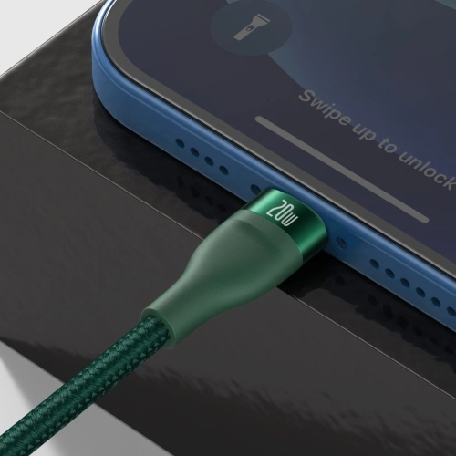 Kup USB-C kábel Baseus Flash Series 2w1 USB-C / Lightning, 100W, 1.2m (zöld) - BSU2727GRN - {ean13} - Sklep Home Screen