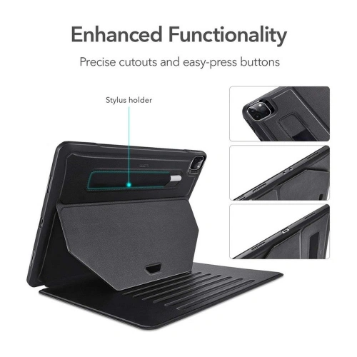 Kup ESR Apple Tasche Sentry Stand iPad Pro 12.9 2021 (5. Generation) Schwarz - ESR346BLK - {ean13} - Sklep Home Screen