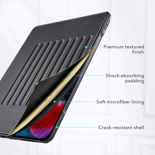 Kup ESR Apple Tasche Sentry Stand iPad Pro 12.9 2021 (5. Generation) Schwarz - ESR346BLK - {ean13} - Sklep Home Screen