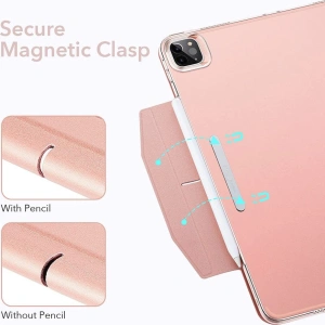 Kup Etui ESR Ascend Trifold Apple iPad Pro 12.9 2021 (5. generacji) Rose Gold - ESR347RS - {ean13} - Sklep Home Screen