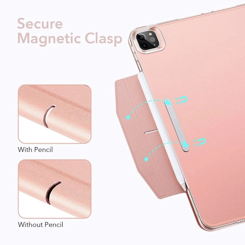 Kup ESR Apple Tasche Ascend Trifold iPad Pro 12.9 2021 (5. Generation) Rose Gold - ESR347RS - {ean13} - Sklep Home Screen