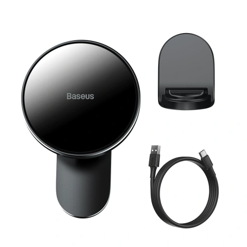 Kup Uchytník do auta Baseus Big Energy s bezdrátovou nabíječkou 15W pro sérii iPhone 12 (černý) - BSU2764BLK - {ean13} - Sklep Home Screen
