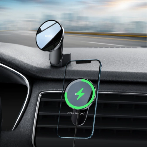 Kup Urmăritor auto Baseus Big Energy cu încărcător inductiv de 15W pentru seria iPhone 12 (negru) - BSU2764BLK - {ean13} - Sklep Home Screen