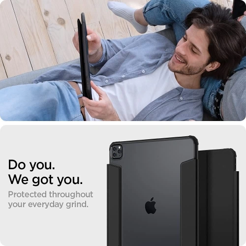 Kup Spigen Apple Tasche Ultra Hybrid Pro iPad Pro 12.9 2021 (5. Generation) Schwarz - SPN1643BLK - {ean13} - Sklep Home Screen