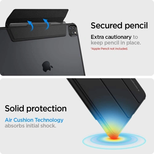 Kup Spigen Apple Tasche Ultra Hybrid Pro iPad Pro 12.9 2021 (5. Generation) Schwarz - SPN1643BLK - {ean13} - Sklep Home Screen
