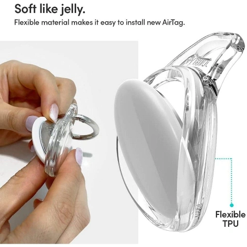 Kup Etui Spigen Cyrill Shine Apple AirTag Crystal Clear - SPN1645CL - {ean13} - Sklep Home Screen