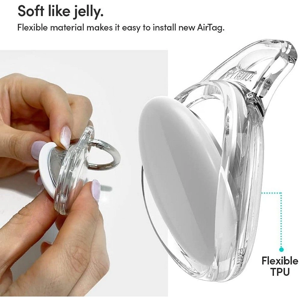 Etui Spigen Cyrill Shine Apple AirTag Crystal Clear