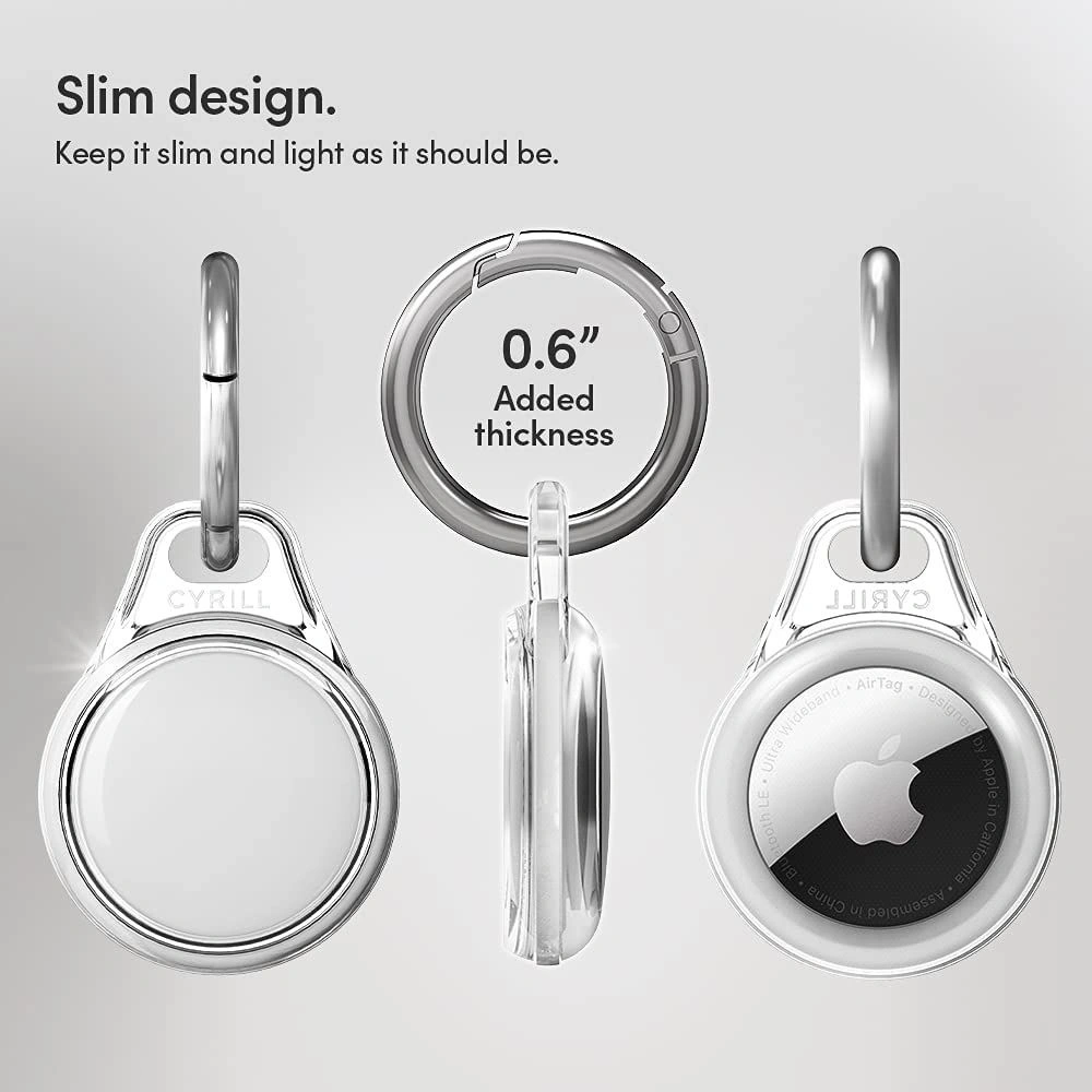 Etui Spigen Cyrill Shine Apple AirTag Crystal Clear