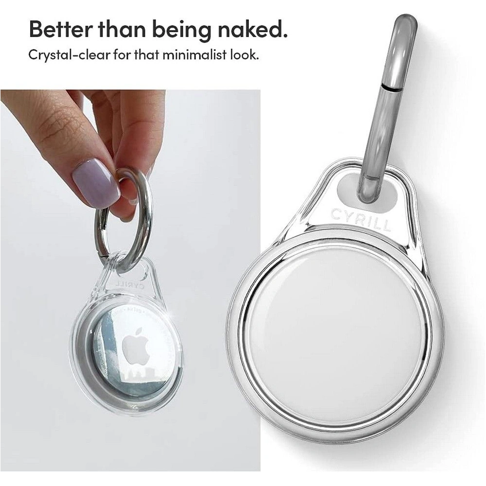 Etui Spigen Cyrill Shine Apple AirTag Crystal Clear