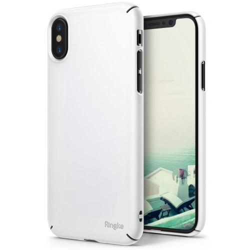 Kup Case Ringke Slim iPhone XS/X 5.8 Weiß - RGK758WHT - {ean13} - Sklep Home Screen