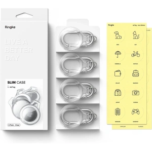Kup Etui Ringke Slim Apple AirTag Clear [4 PACK] - RGK1418 - {ean13} - Sklep Home Screen