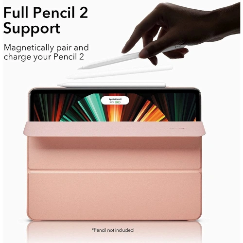 Buy ESR Rebound Magnetic Apple iPad Pro 12.9 2021 Rose Gold - ESR348RS - {ean13} - Home Screen Store Europe