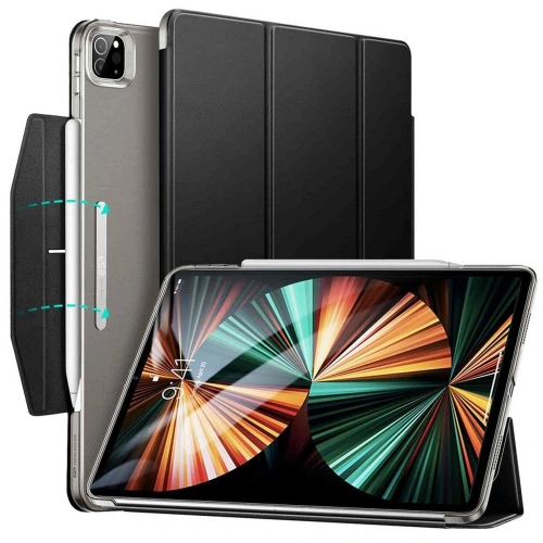 Kup ESR Apple Tasche Ascend Trifold iPad Pro 12.9 2021 (5. Generation) Jelly Schwarz - ESR350BLK - {ean13} - Sklep Home Screen