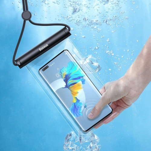 Kup Univerzální voděodolné pouzdro Baseus Cylinder na smartphony (černé) - BSU2767BLK - {ean13} - Sklep Home Screen