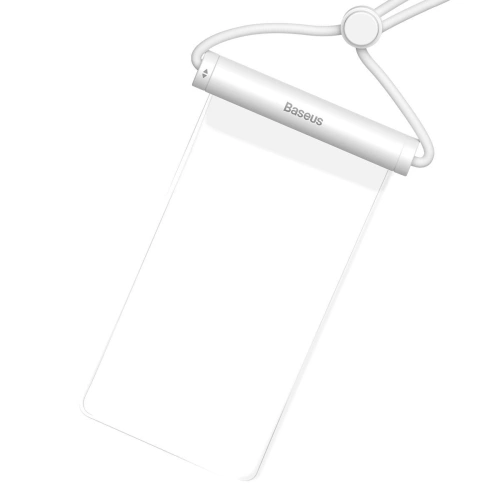 Buy Baseus Cylinder Slide-cover waterproof smartphone bag (white) - BSU2768WHT - {ean13} - Home Screen Store Europe