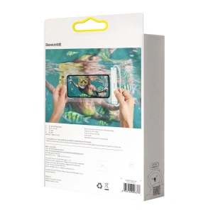 Kup Husă universală impermeabilă Baseus Cylinder pentru smartphone-uri (albă) - BSU2768WHT - {ean13} - Sklep Home Screen