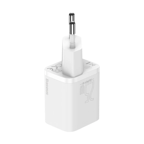 Kup Ładowarka sieciowa Baseus Super Si Quick Charger 1C 25W z przewodem USB-C do USB-C 1m (biała) - BSU2770WHT - {ean13} - Sklep Home Screen