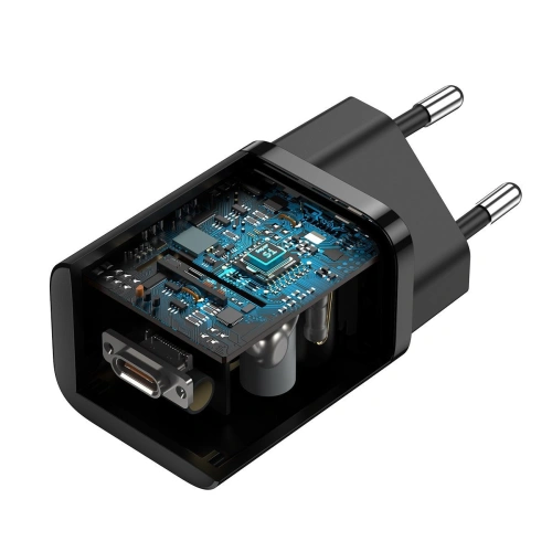 Kup Ładowarka sieciowa Baseus Super Si Quick Charger 1C 25W z przewodem USB-C do USB-C 1m (czarna) - BSU2771BLK - {ean13} - Sklep Home Screen