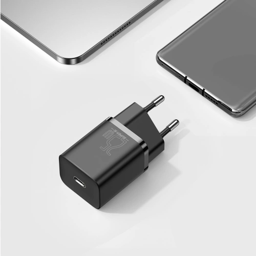 Kup Ładowarka sieciowa Baseus Super Si Quick Charger 1C 25W z przewodem USB-C do USB-C 1m (czarna) - BSU2771BLK - {ean13} - Sklep Home Screen