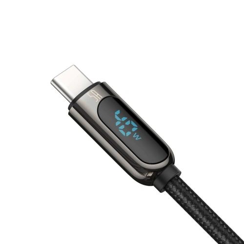 Kup Kabel USB do USB-C Baseus Display, 5A, 40W, 2m (černý) - BSU2772BLK - {ean13} - Sklep Home Screen