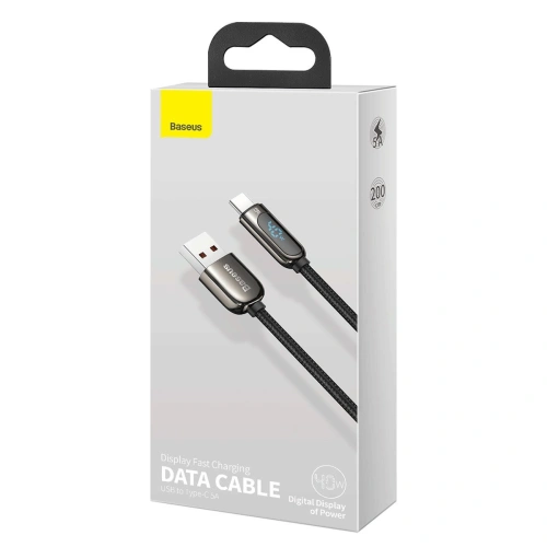 Kup Baseus USB zu USB-C Kabel Display, 5A, 40W, 2m (schwarz) - BSU2772BLK - {ean13} - Sklep Home Screen