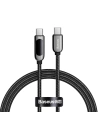 USB-C to USB-C kábel Baseus Display, Power Delivery, 100W, 1m (fekete)