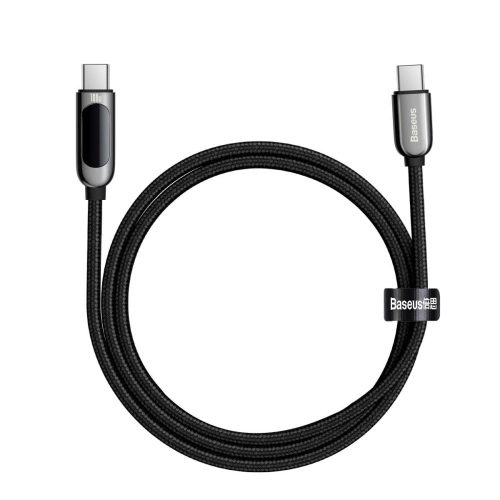 Kup Kabel USB-C na USB-C Baseus Display, Power Delivery, 100W, 1m (černý) - BSU2773BLK - {ean13} - Sklep Home Screen
