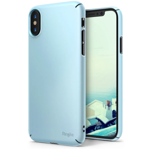 Kup Etui Ringke Slim iPhone XS/X 5.8 Albastru Cerului - RGK761BLU - {ean13} - Sklep Home Screen