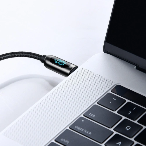 Kup Cablul USB-C la USB-C Baseus Display, Power Delivery, 100W, 1m (negru) - BSU2773BLK - {ean13} - Sklep Home Screen