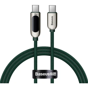 Kup Kabel USB-C do USB-C Baseus Display, Power Delivery, 100W, 1m (zielony) - BSU2774GRN - {ean13} - Sklep Home Screen