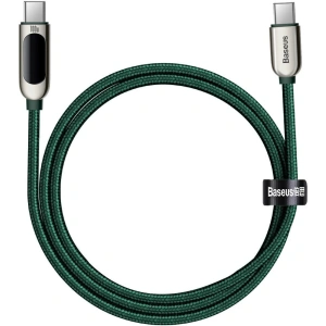 Kup Kabel USB-C do USB-C Baseus Display, Power Delivery, 100W, 1m (zelený) - BSU2774GRN - {ean13} - Sklep Home Screen
