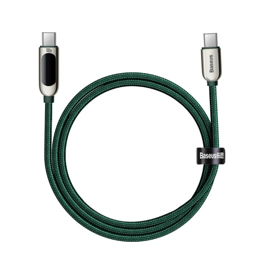 Kup Kabel USB-C do USB-C Baseus Display, Power Delivery, 100W, 1m (zelený) - BSU2774GRN - {ean13} - Sklep Home Screen