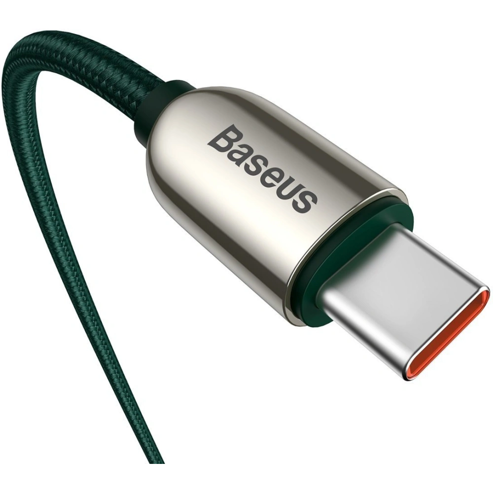 Kabel USB-C do USB-C Baseus Display, Power Delivery, 100W, 1m (zielony)