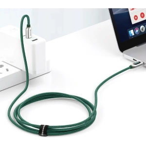 Kup USB-C to USB-C kábel Baseus kijelző, Power Delivery, 100W, 1m (zöld) - BSU2774GRN - {ean13} - Sklep Home Screen