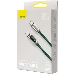 Kup Kabel USB-C do USB-C Baseus Display, Power Delivery, 100W, 1m (zelený) - BSU2774GRN - {ean13} - Sklep Home Screen