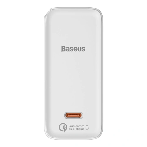 Kup Încărcător de rețea Baseus GaN2, USB-C, 100W, QC 5.0 (alb) + cablu USB-C la USB-C, 5A, 1,5m (alb) - BSU2779WHT - {ean13} - Sklep Home Screen