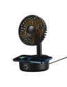 Buy Baseus Hermit desktop wireless charger 10W with oscillating fan (black) - BSU2780BLK - {ean13} - Home Screen Store Europe