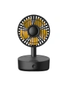 Buy Baseus Hermit desktop wireless charger 10W with oscillating fan (black) - BSU2780BLK - {ean13} - Home Screen Store Europe