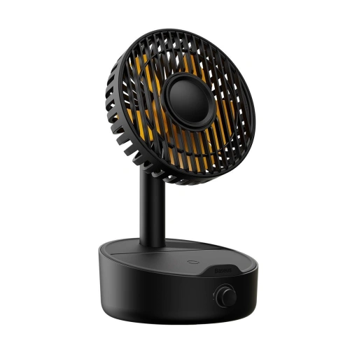 Buy Baseus Hermit desktop wireless charger 10W with oscillating fan (black) - BSU2780BLK - {ean13} - Home Screen Store Europe