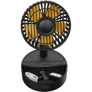 Kup Stolní ventilátor Baseus Hermit s indukční nabíječkou 10W (černý) - BSU2780BLK - {ean13} - Sklep Home Screen