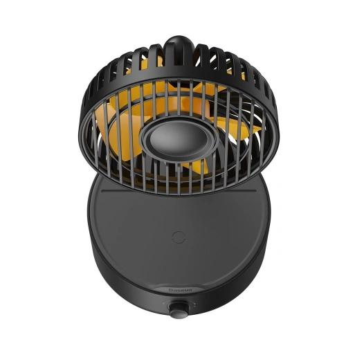 Kup Stolní ventilátor Baseus Hermit s indukční nabíječkou 10W (černý) - BSU2780BLK - {ean13} - Sklep Home Screen