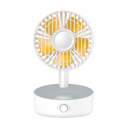 Buy Baseus Hermit desktop wireless charger 10W with oscillating fan (white) - BSU2782WHT - {ean13} - Home Screen Store Europe