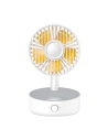Buy Baseus Hermit desktop wireless charger 10W with oscillating fan (white) - BSU2782WHT - {ean13} - Home Screen Store Europe